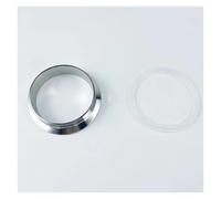 Morsetti a tre ghiere in acciaio inossidabile sani Ghiera di saldatura da 2,5 pollici OD77,5 mm con guarnizione in silicone, flangia sanitaria in acciaio inossidabile tipo Tri Clamp SUS 304