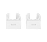 Morsetti a U per Tubi dell'Acqua, 20 Pezzi, 16-32mm, Supporti Fissi Regolabili, PPR, Bianco, con Viti