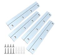 Morsetti a Z da appendere, 4 pezzi, per immagini pesanti, 15 cm, montaggio a parete, barra a Z, profilo in alluminio, French Cleat per immagini, specchio