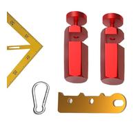 Morsetti Angolari per Falegnameria | Goniometro Angolare per Carpentry | Riga Angolare Ergonomica con Morsetto Ausiliario | per Lavorazione Legno Mobile Cucina Officina Casa