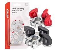 Morsetti batteria AMIO 04391 zincati 800A coppia per auto 2 pz