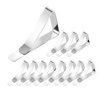 Morsetti copritavolo, morsetti per tavoli da festa 4/6/8Pcs Table Cloth Cover Clamps Non-Slip Table Cloth Holding Clip Fits Up To 1.7” Thick Tables Windproof For Party Picnic BBQ