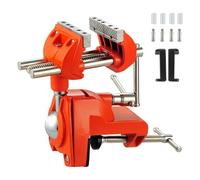 Morsetti Da Banco In Acciaio Fuso Piccole Dimensioni Morsetto Tavolo Per Carichi Pesanti Con Base Girevole A Per La Lavorazione Del Legno E Dei Metalli Morsa Banco Universale