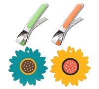 Morsetti Da Cucina In Acciaio Inossidabile Da 2 Pezzi E Tappetini Isolanti Da 2 Pezzi, Utensili Da Cucina, Morsetti Per Posate Antiscivolo, Accessori Da Cucina