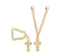 Morsetti decorativi per cappelli e risvolto per giacche fatte a mano per donne religiose dettagliate gioielli per fotografia di carne e zaino accessori