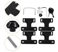 Morsetti di fissaggio per barra trasversale per portapacchi per auto da 4 pezzi