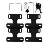 Morsetti di fissaggio per barra trasversale per portapacchi per auto da 4 pezzi