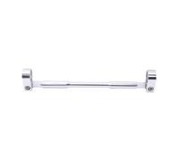Morsetti Di Riser Barra Bilanciamento Per Moto Traversa Universale 22 Mm Rinforza Manubrio Accessori Per Leva Rinforzo Per Moto Estesa(White)