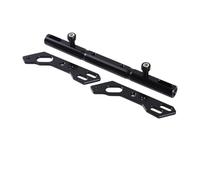 Morsetti Di Riser Barra Di Estensione Sedile Dello Specchio Del Motociclo Barra Equilibrio Leva Barra Trasversale Di Equilibrio Manubrio Della Moto Portatile(Black)