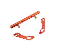 Morsetti Di Riser Barra Estensione Del Sedile Dello Specchio Del Motociclo Barra Di Equilibrio Del Motociclo Accessori Moto(Orange)