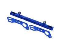 Morsetti Di Riser Barra Estensione Del Sedile Dello Specchio Del Motociclo Barra Di Equilibrio Del Motociclo Accessori Moto(Blue)