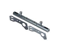 Morsetti Di Riser Barra Estensione Del Sedile Dello Specchio Del Motociclo Barra Di Equilibrio Del Motociclo Accessori Moto(Gray)