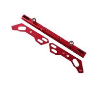 Morsetti Di Riser Barra Estensione Del Sedile Dello Specchio Del Motociclo Barra Di Equilibrio Del Motociclo Accessori Moto(Red)