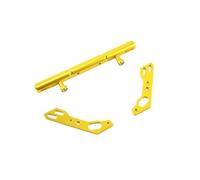 Morsetti Di Riser Barra Estensione Del Sedile Dello Specchio Del Motociclo Barra Di Equilibrio Del Motociclo Accessori Moto(Yellow)