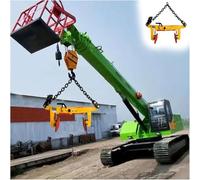 Morsetti di Sollevamento per Impieghi Gravosi, Morsetti di Sollevamento Gialli Regolabili con Catena - Morsetto Verticale con Piastra In Pietra per Soluzioni di Sollevamento per Impieghi Gra