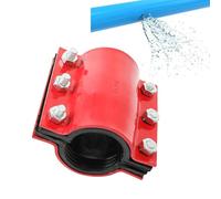 Morsetti di tenuta 'acqua per tubi Leak | Red Steel Sealing Clip | Easy | Sturdy Pipe Repair Clamp for Various Hoses | Effortless Plumbing Fix fors Home & Industrial Waters Leakage, 1 pezzo
