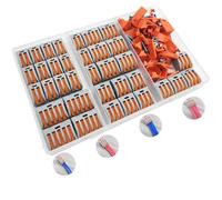 Morsetti Elettrici, CESFONJER 35 Pcs Connettori a Filo Compatto, Leva-Dado Cavo Connettore Set (15 Pcs 2 Porte/10pcs 3 Porte/6 Pcs 4 Porte/4 Pcs 5 Porte)