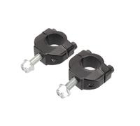 Morsetti fissaggio manubrio Per 2 tempi 47cc 49cc Mini Moto Dirt Bike Ciclomotore 7/8'' 22mm Riser Manubrio Adattatore Morsetto 1 Coppia(Black)