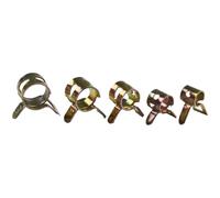 Morsetti for tubi con clip Set di strumenti for la sostituzione dei tubi 50 pezzi Tubo 65Mn Assortimento di accessori in acciaio for molle Kit tubo flessibile del carburante Linea