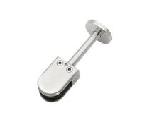 Morsetti for vetro in acciaio inossidabile 304 Supporto for regolabile for corrimano delle scale Staffa fissa da a terra per Ringhiera Balaustra Corrimano della Scala(Rod height 40mm)