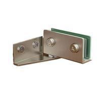 Morsetti for vetro in acciaio inossidabile da 5-8 mm, cerniere for porte in vetro for armadietti for vino senza foratura
