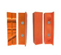 Morsetti G, morsetti per la lavorazione del legno 4Pcs Universal Vise Jaw, Magnetic Soft Pad Jaw Pad, Bench Clamps, Rubber Soft Vice Jaws Replacement for Metal Vise Bench Machine Tools (5inch o