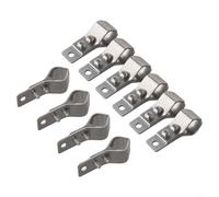 Morsetti in acciaio inox SS304 per varie applicazioni parasole regolabili per pali da 16 mm a 26 mm, 10 pezzi