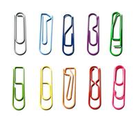 Morsetti in metallo modellato con numeri creativi a 10 divisioni per l'educazione della prima infanzia e la gestione dei file morsetti educativi per numeri