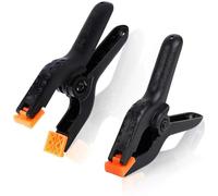 Morsetti in plastica di nylon regolabili for carichi pesanti da 6 pezzi, clip for la lavorazione del legno for artigianato, fondale e supporto for studio fotografico Per Fai Falegnameria(4 inches)