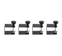 Morsetti Installazione Frontale Acciaio Verniciato Nero(4pcs) | Pad in silicone interno, protegge il da , bloccaggio fermo e per sicuro durante l'uso