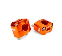 Morsetti manubrio 22 - 28mm arancione