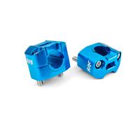 Morsetti manubrio 22 - 28mm blu
