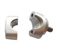 Morsetti manubrio FS1 argento sopra e sotto 2 pezzi