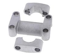 Morsetti Manubrio Moto Per Ducati Universal Motorcycle Manubrio Morsetti Per Montaggio Su Adattatore Riser Argento （7/8 Pollici 22mm）
