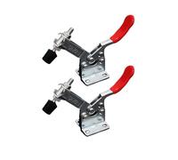 Morsetti orizzontali 2/4PCS GH-201B Morsetto a ginocchiera a sgancio rapido 100kg Leva di bloccaggio orizzontale Dispositivo di fissaggio Fix Clip Tool Utensile manuale(2 pcs)