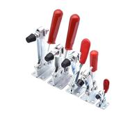 Morsetti orizzontali Morsetto a ginocchiera da 2 pezzi 201A/201B/201C/225D Morsetti a sgancio rapido orizzontali for carichi pesanti Set strumento di clip a mano(201C-100kg 2pcs)