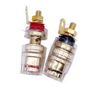 Morsetti per altoparlanti, connettori a banana da 4 mm per altoparlanti, sistemi audio e amplificatori.