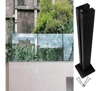 Morsetti per balaustra in acciaio inox, per scale e ponte, per pannelli di vetro spessi 0,95 - 1,2 cm, per interni ed esterni, per centri commerciali, cortili, uffici