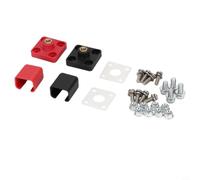 Morsetti per batteria in rame IP67, impermeabili, da -40 °C a 105 °C, per accumulatori di energia al litio, carrelli elevatori e treni, rosso/nero, 80 A-250 A (100 A)