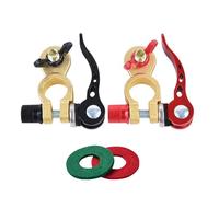 Morsetti per batteria per auto - Set di connettori terminali in rame a sgancio rapido, estremità del cavo per auto da 12 V 24 V con design di fissaggio in acciaio | Accessorio elettrico per veicoli du