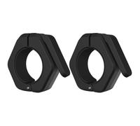 Morsetti per bilanciere, coppia di clip da 5,1 cm, antiscivolo, a sgancio rapido, per sollevamento pesi olimpici e piastre di bloccaggio per allenamento della forza