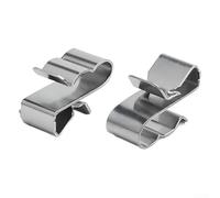 Morsetti per cablaggio rimorchio, 150 clip per gestione cavi in acciaio inossidabile 304 per pannello solare, telaio barca, sistema di organizzazione dei fili, argento