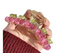 Morsetti per capelli a forma di ciliegia, clip per capelli in acrilico, clip per lo styling dei capelli alla ciliegia, accessori per capelli per donne e ragazze pinze per capelli in ciliegia