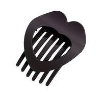 Morsetti per capelli a forma di cuore opaco non scivolano clip piatte per donne forcine sottili per uso quotidiano palestra ufficio scuola