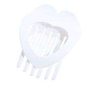 Morsetti per capelli a forma di cuore opaco non scivolano clip piatte per donne forcine sottili per uso quotidiano palestra ufficio scuola