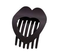 Morsetti per capelli a forma di cuore opaco non scivolano clip piatte per donne forcine sottili per uso quotidiano palestra ufficio scuola