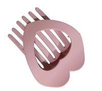 Morsetti per capelli a forma di cuore opaco non scivolano clip piatte per donne forcine sottili per uso quotidiano palestra ufficio scuola