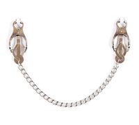 Morsetti per capezzoli metallici fetish ohmama e catena