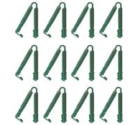 Morsetti per catetere o borse da gamba in plastica resistente, confezione da 12