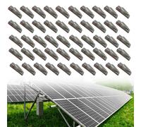 Morsetti per cavi fotovoltaici 50 pezzi in acciaio inox per fissaggio cavi solar